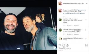 Luca Tommassini fa gli auguri a Raz Degan