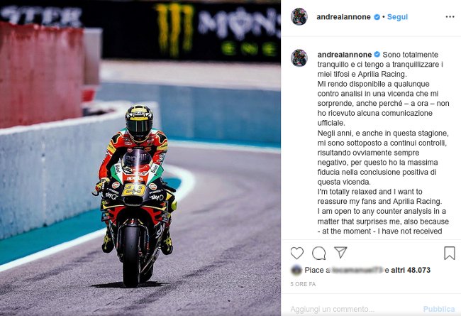 andrea iannone doping