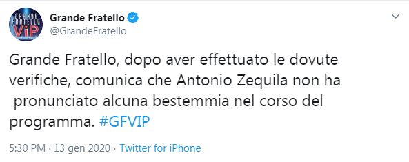 bestemmia antonio zequila