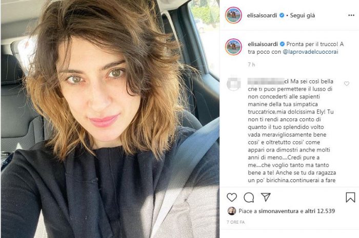 elisa isoardi senza truco