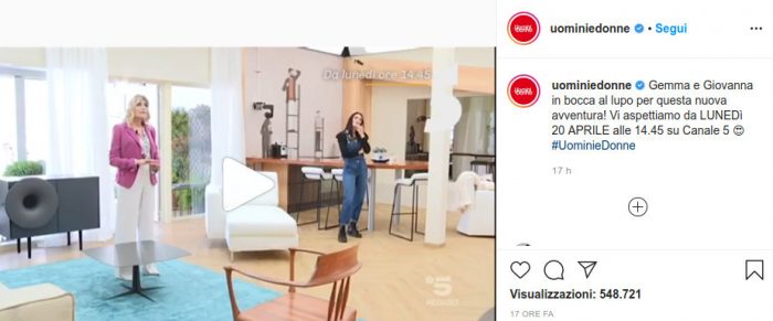 uomini e donne nuove puntate quarantena