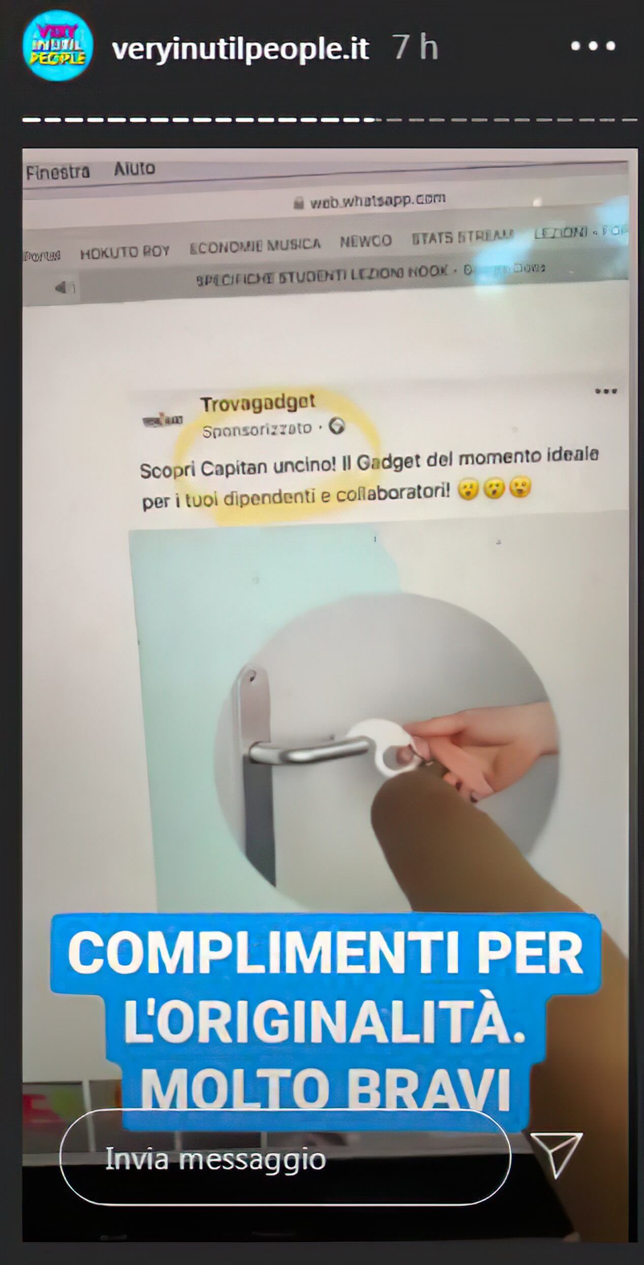 facchinetti salvo il coso idea rubata