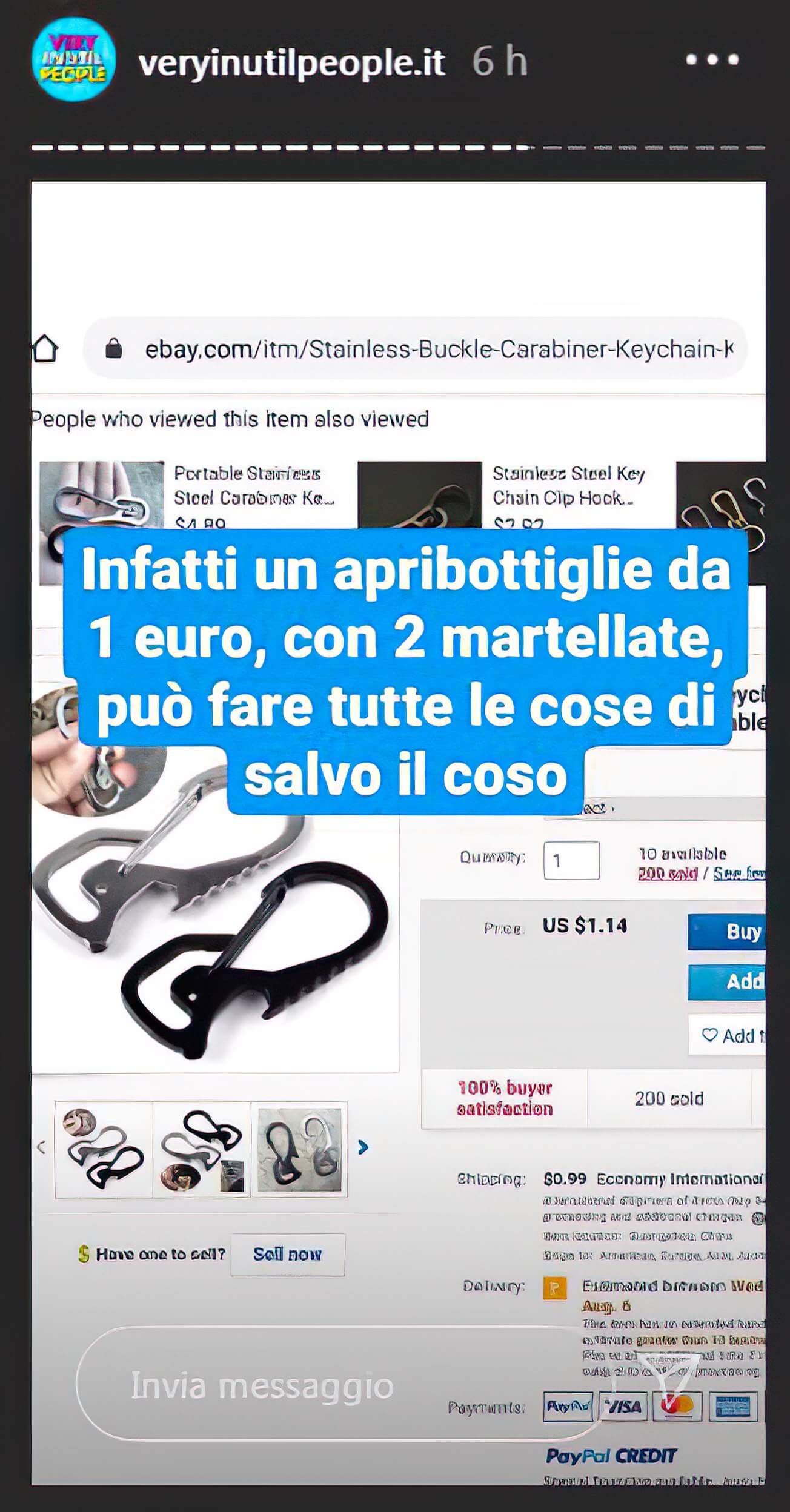 facchinetti salvo il coso idea rubata
