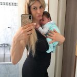 Paola Caruso figlio e selfie