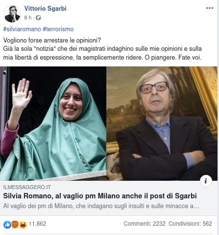 sgarbi silvia romano