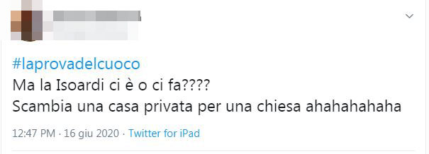 gaffe elisa isoardi