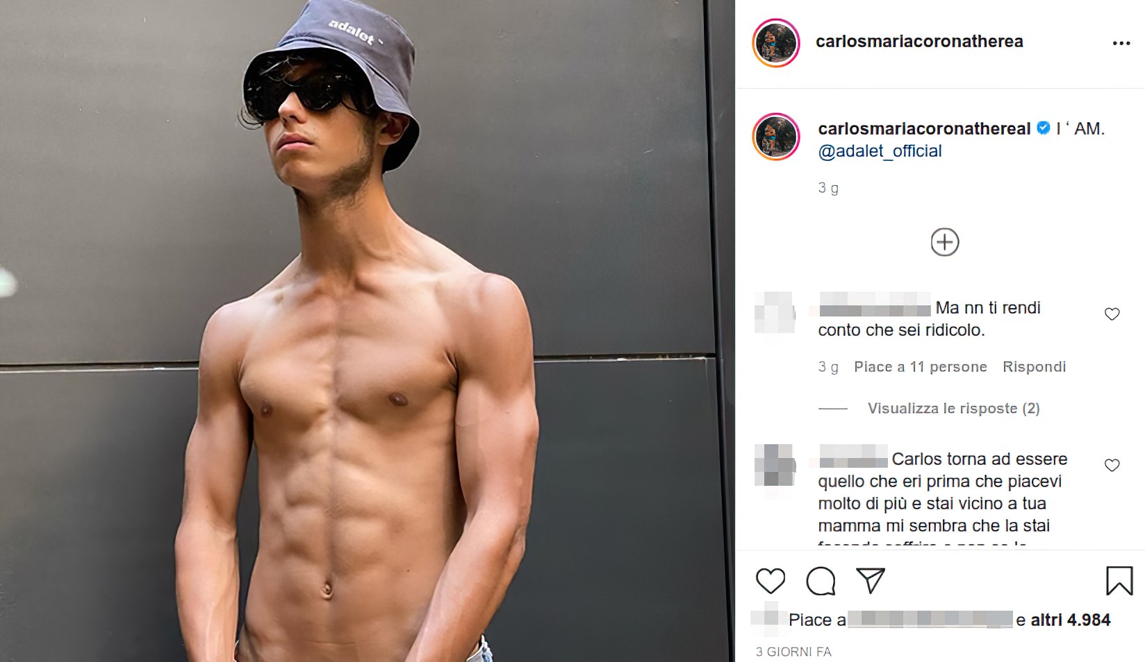 carlos maria corona oggi