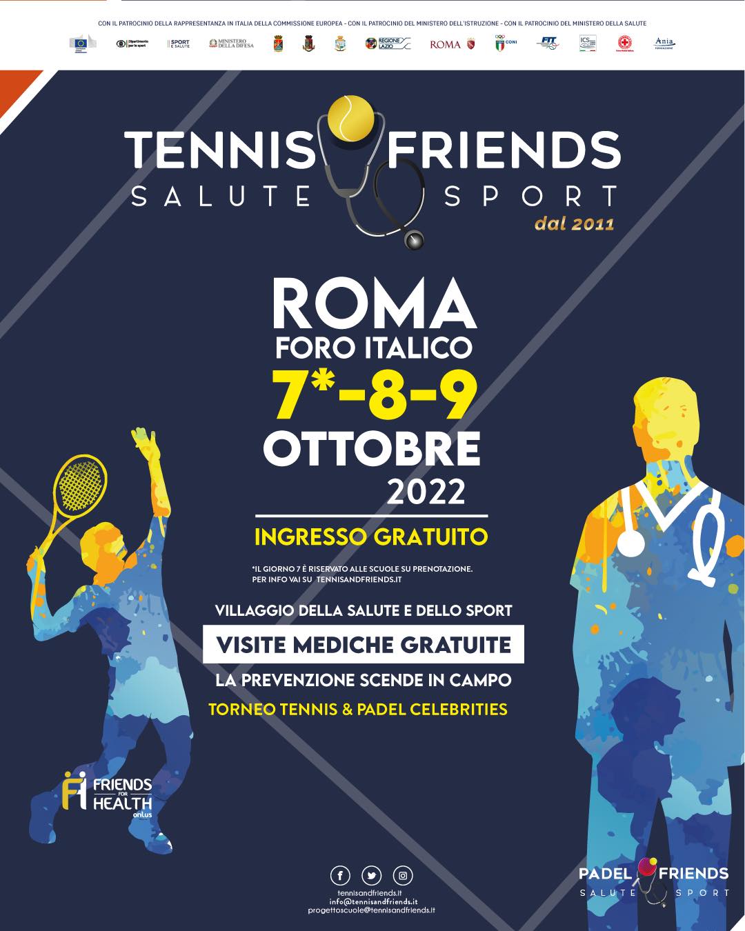 Tennis&Friend 2022 al Foro Italico