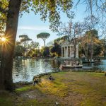 Foliage d'autunno a Roma: Villa Borghese