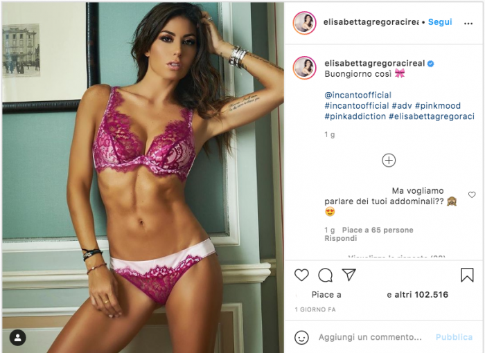 Elisabetta Gregoraci su Instagram