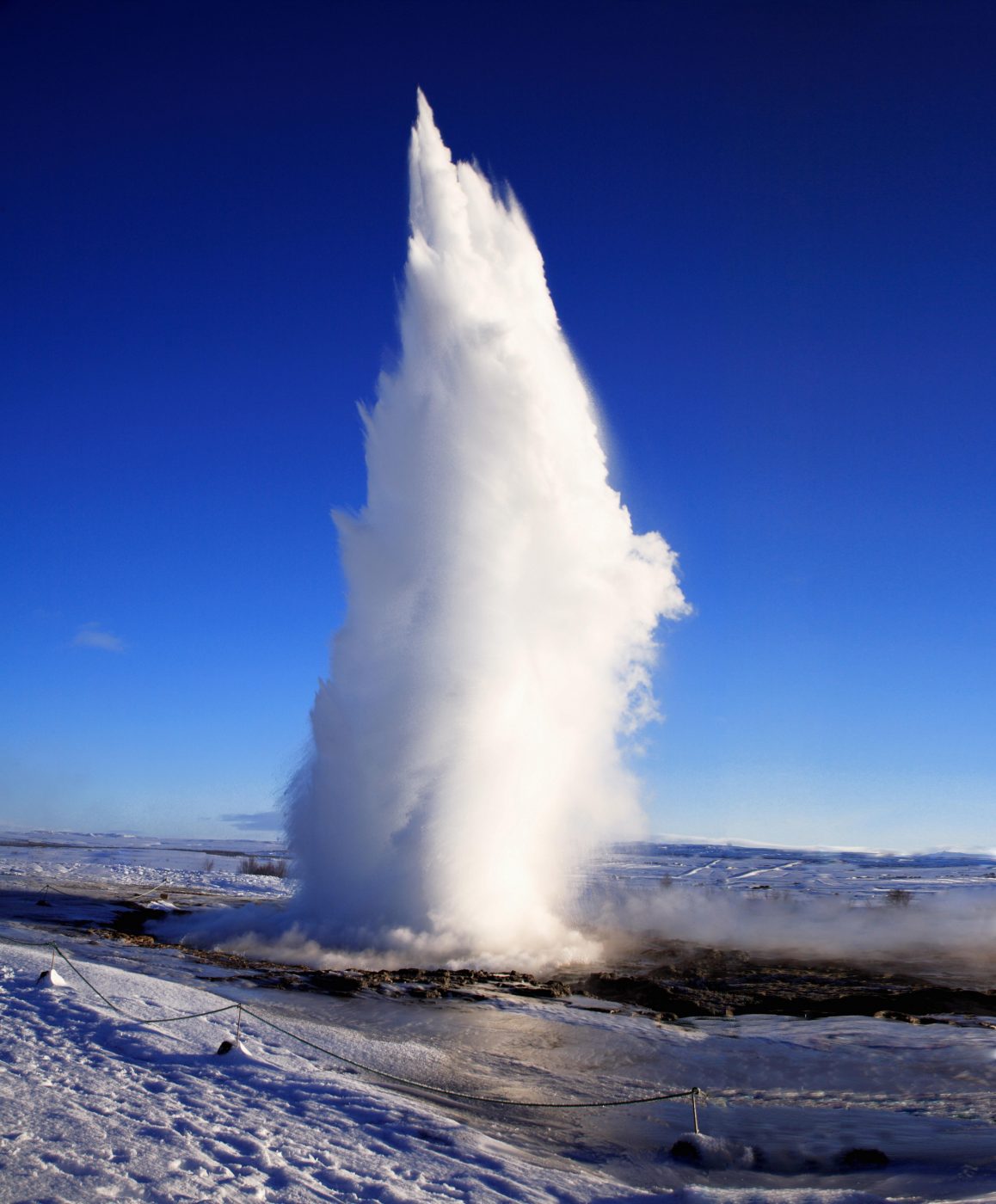 l'unico geyser artificiale al mondo