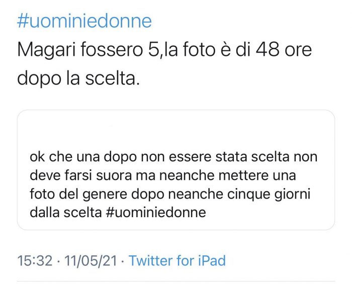 commenti a Eugenia, non scelta di Massimiliano