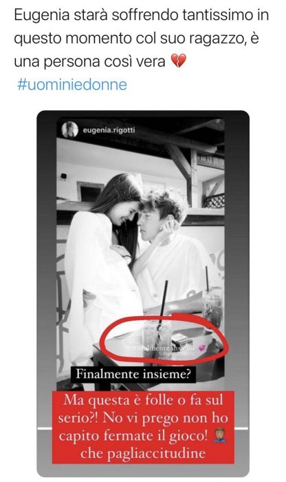 commenti a Eugenia, non scelta di Massimiliano