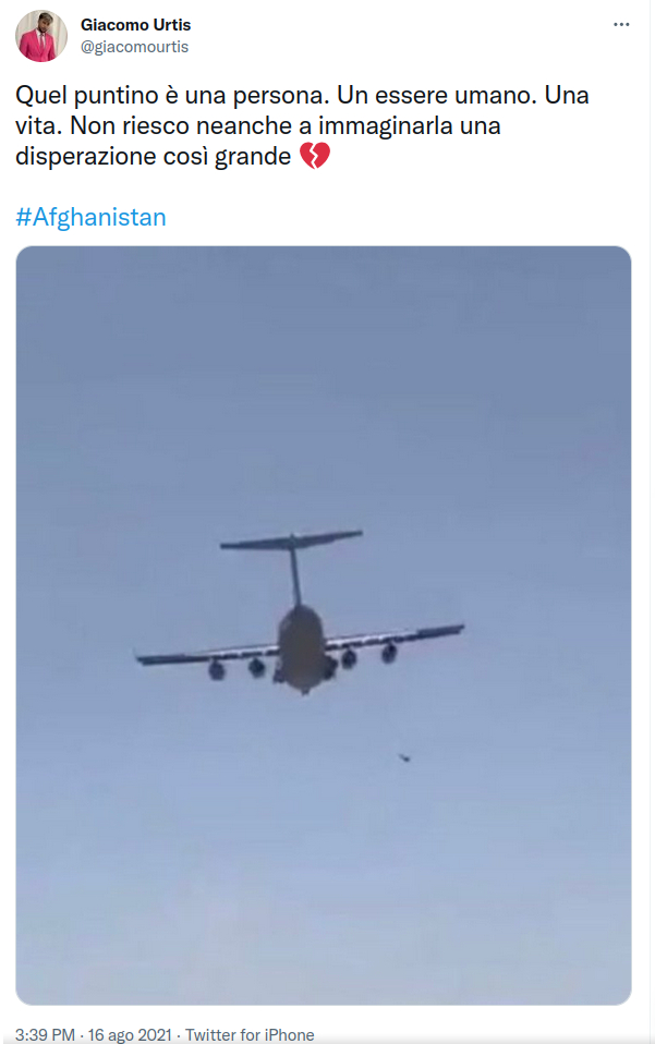 aereo profughi afghanistan