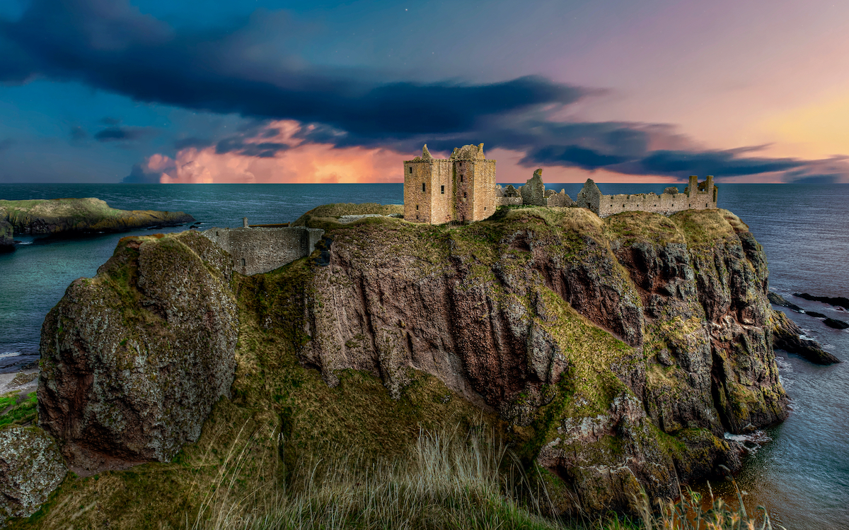 il Castello di Dunnottar divenne una delle fortezze più importanti della Scozia