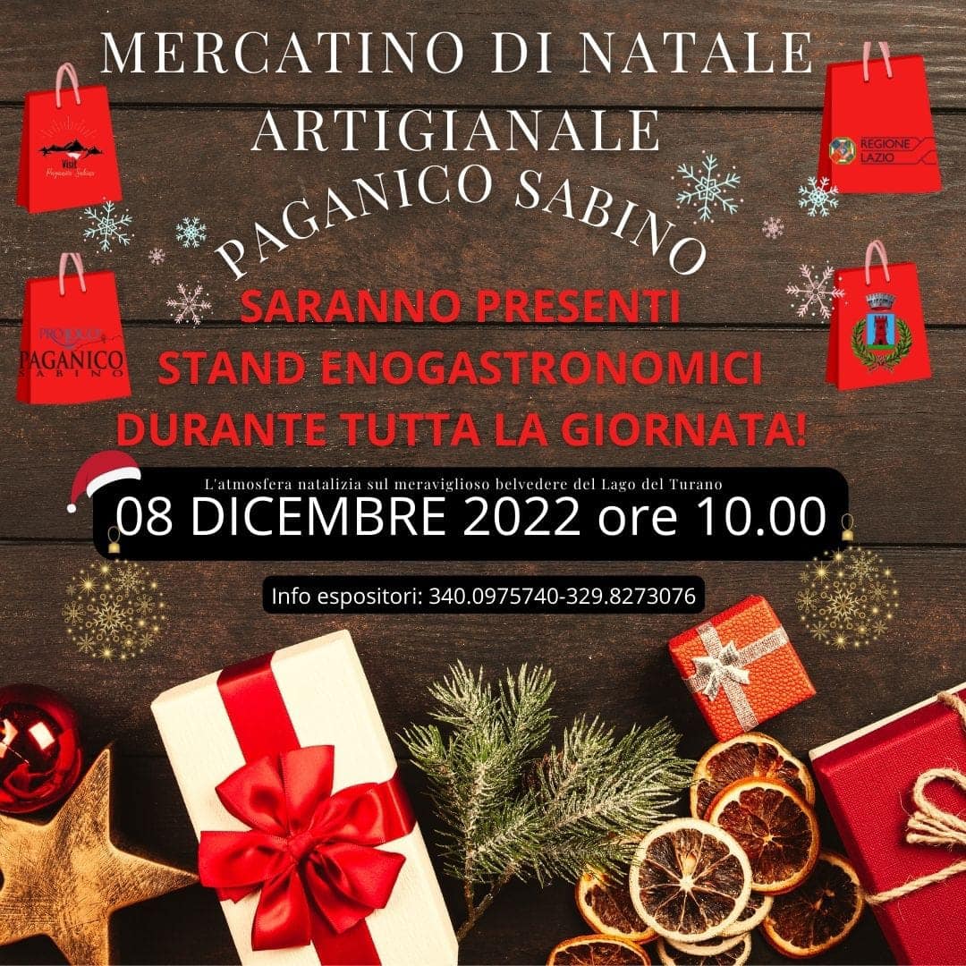 Mercatino di Natale 2022 a Paganico Sabino