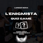 L’Enigmista Quiz Game da Angeli Rock, evento a Roma di lunedì sera