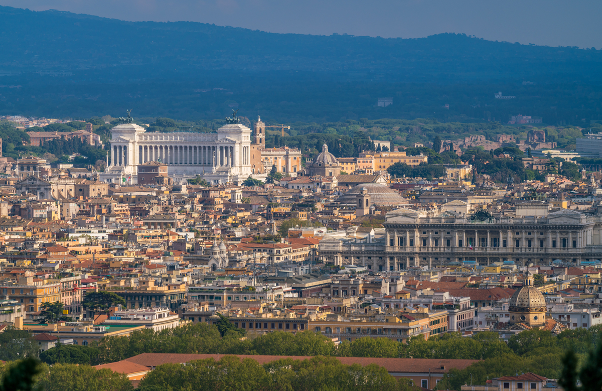 Monte Mario Capitale Roma panorama