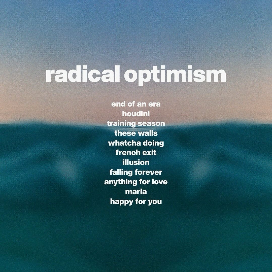 Dua Lipa Radical optimism