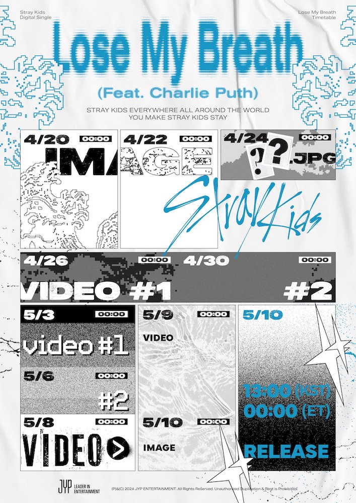 Stray Kids e Charlie Puth annunciano il singolo ‘Lose My Breath’