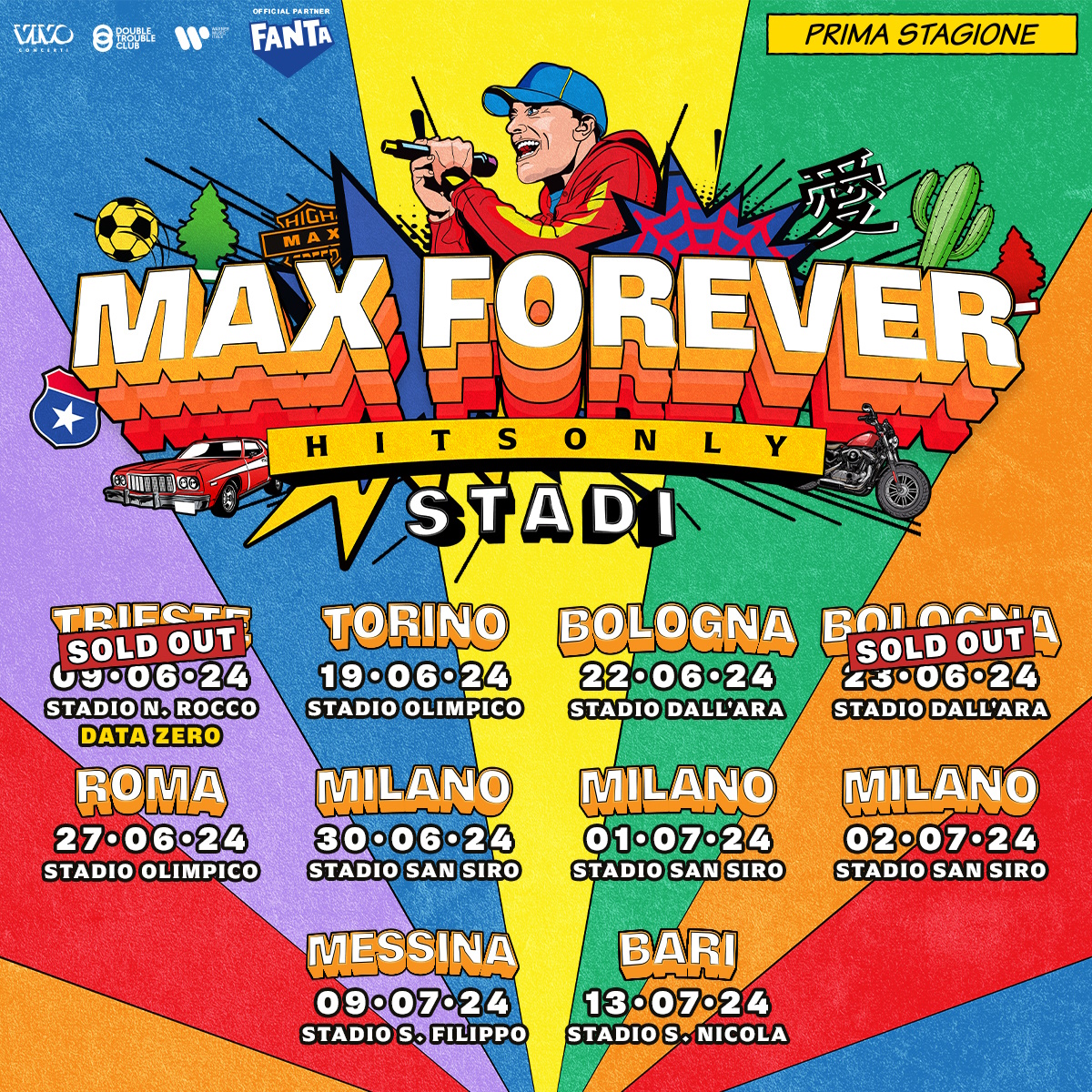 Max Pezzali stadi